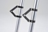 Headlight Bracket Set Dual-Axis adjustable Aluminum CNC black 39mm