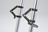 Headlight Bracket Set Dual-Axis adjustable Aluminum CNC black 41mm