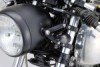 Headlight Bracket Set Dual-Axis adjustable Aluminum CNC black 49mm