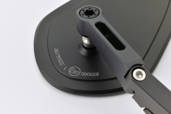 "D-MIRROR-15" Aluminium Lenkerenden Spiegel...