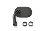 "D-MIRROR-16" Aluminum flat bar end mirror black