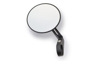 "D-MIRROR-17" Aluminum flat bar end mirror black 2