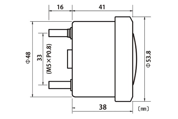 "VELONA48" Voltmeter analog