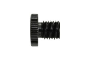 Abdeckschraube Alu CNC schwarz eloxiert f. Spiegelgewinde... 2