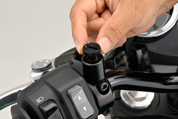 Mirror hole plug bolt CNC black anodized f. M10...