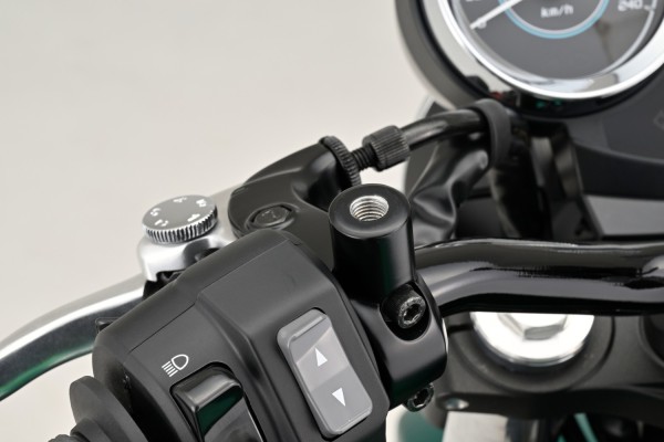 Mirror hole plug bolt CNC black anodized f. M10...
