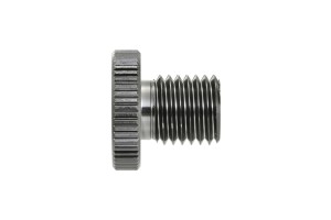 Abdeckschraube Alu CNC gun metal grau eloxiert f.... 2