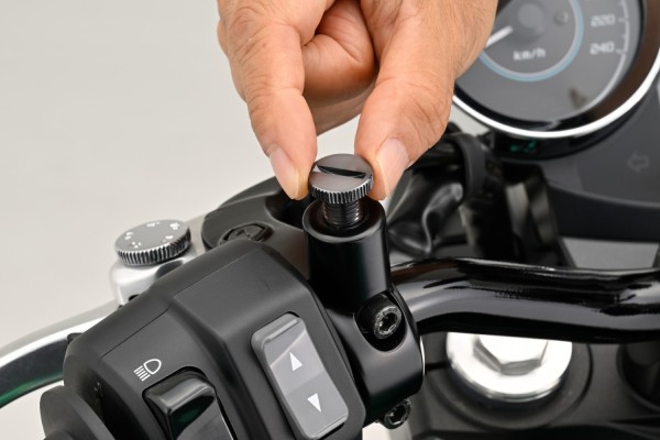 Mirror hole plug bolt CNC gun metal anodized f....