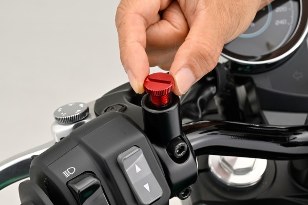 Mirror hole plug bolt CNC red f. M10 x P1.25...