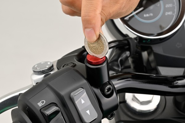 Abdeckschraube Alu CNC rot eloxiert f....