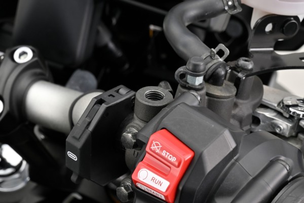 Mirror hole plug bolt CNC black anodized f. M10...