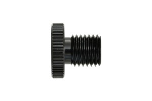 Abdeckschraube Alu CNC schwarz eloxiert f. Spiegelgewinde... 2