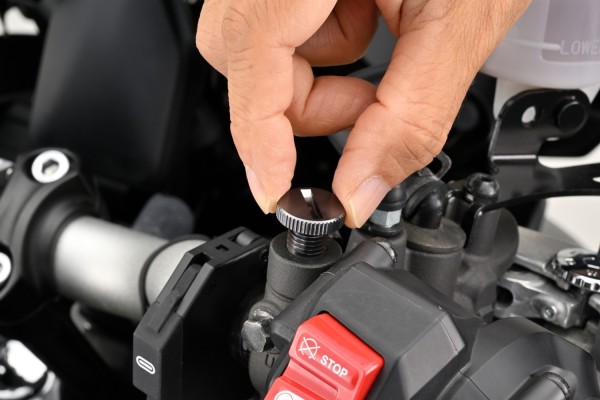 Abdeckschraube Alu CNC gun metal grau eloxiert...