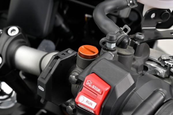 Abdeckschraube Alu CNC orange eloxiert f....