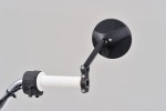 "D-MIRROR-18" ABS Nylon Lenker Klemmen Spiegel schwarz