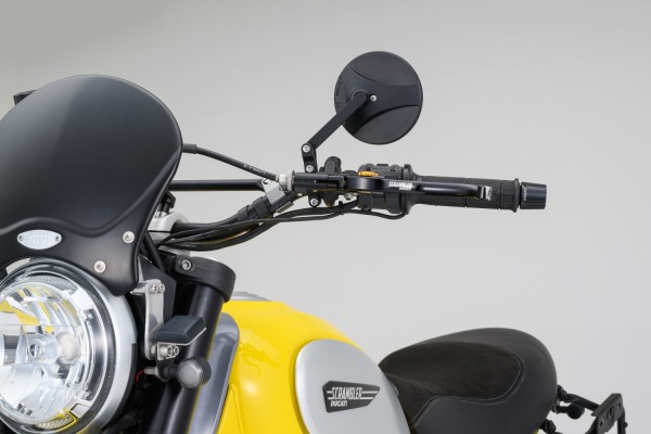 "D-MIRROR-18" ABS Nylon handle bar clamp mirror...