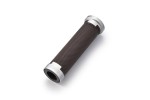 "GRIPPYGRIP" GGDM-BASE Griffgummi paar braun mit silbernem Aluminium Ring ø22.2 mm 7/8"