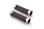 "GRIPPYGRIP" GGDM-BASE Griffgummi paar braun mit silbernem Aluminium Ring ø22.2 mm 7/8"