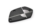 Deckel Bremspumpe vorn Aluminium CNC 2-farbig schwarz gun-metal grau eloxiert für BMW