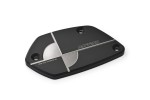 Master cylinder tank cap clutch aluminum black gun-metal gray double-anodized f. BMW