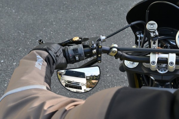 "D-MIRROR-19" ABS Nylon handle bar clamp mirror...