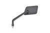 "D-MIRROR-20" Aluminum flat mirror square left black