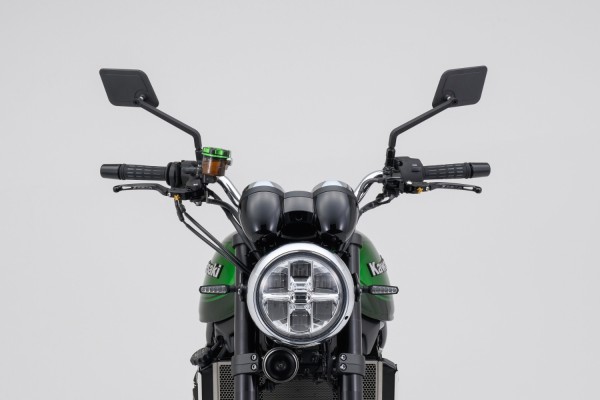 "D-MIRROR-20" Aluminium Seitenspiegel eckig...