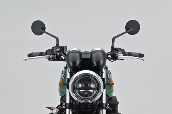 "D-MIRROR-21" Aluminium Seitenspiegel rund...