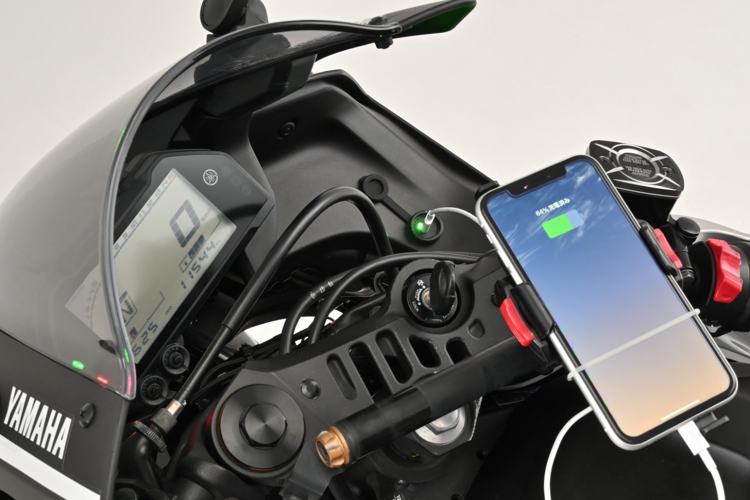 Stromversorgung USB SLIM 2x USB f. Motorrad Lenker - Daytona Europe