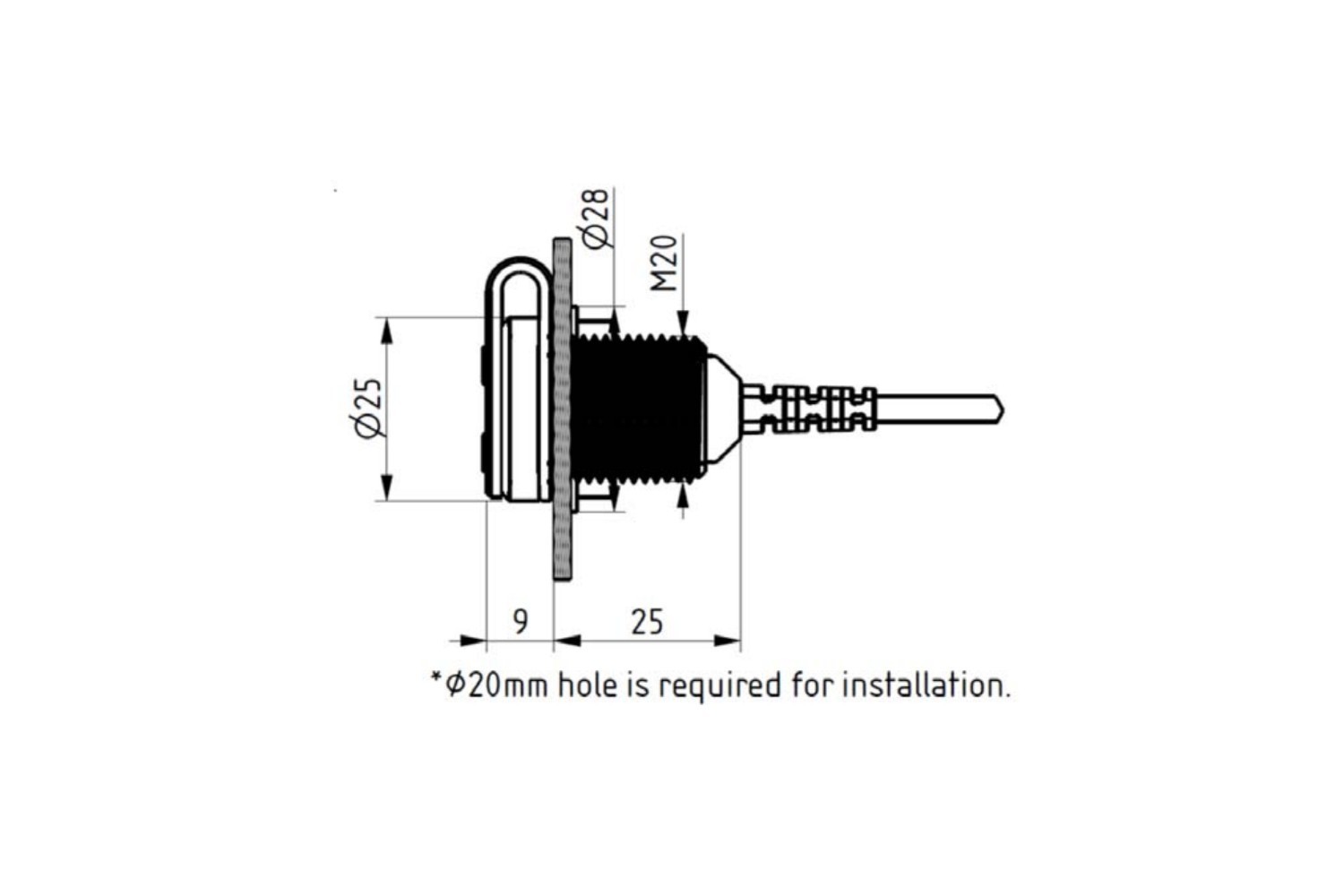 USB-C-Steckdose Slim, 1-fach, 12V DC - Motorrad-Ersatzteile und