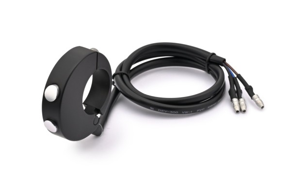 Schaltereinheit Aluminium CNC schwarz f. Velona