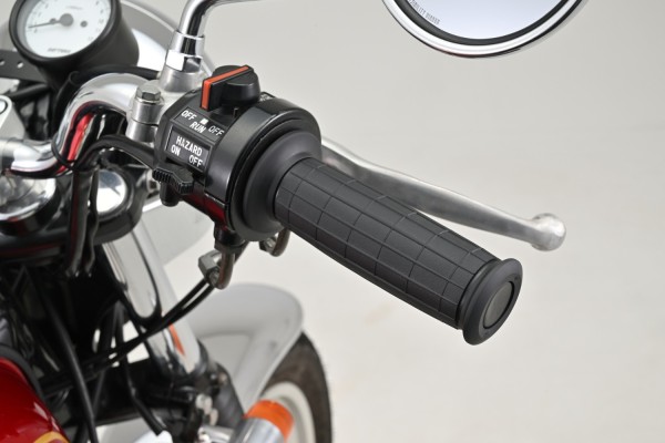 "GRIPPYGRIP" GGD-VINTAGE grips pair black ø22.2...