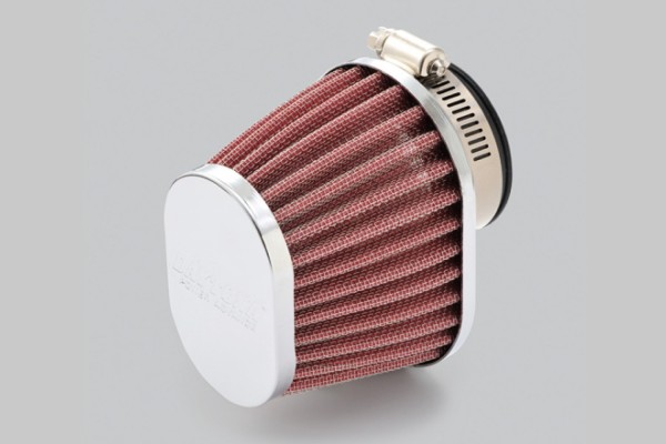 "POWER ADVANCE" Universal air filter 45mm oval / straight type