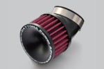 "POWER ADVANCE" Universal air filter 45mm round / curved type