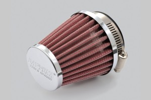 "POWER ADVANCE" Universal air filter 49mm round / straight type