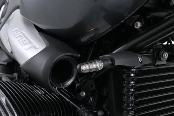 "D-LIGHT CLASSIC" LED Blinker Paar schwarz clear