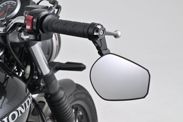 "W" Handlebar ends CNC black anodized 14-19mm