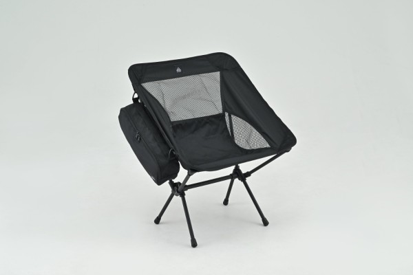 Camping Klappstuhl kompakt 68x53x49cm schwarz