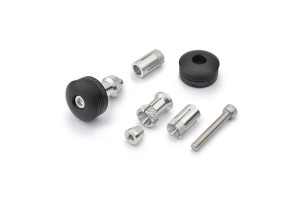 "RING" Lenkergewichte Set Aluminium CNC schwarz 14-19mm