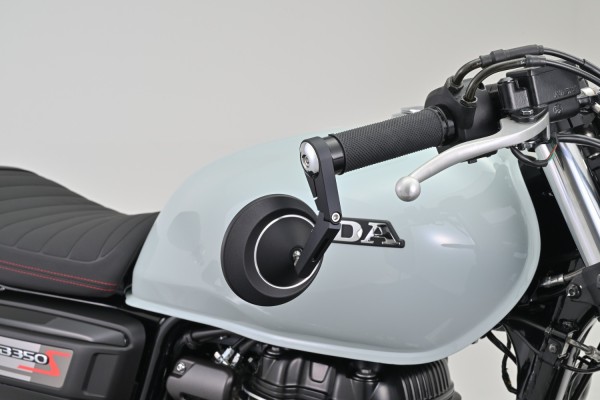 "RING" Handlebar ends CNC chrome 14-19mm