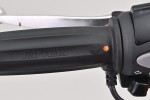 Heated grips 4-level 22.2mm 7/8" open end barrel-shaped