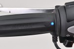 Heated grips 4-level 22.2mm 7/8" open end barrel-shaped