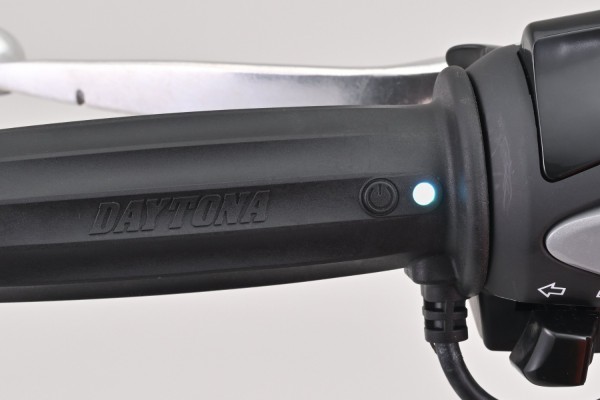 Heated grips 4-level 22.2mm 7/8" open end...