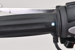 Heated grips 4-level 22.2mm 7/8" open end barrel-shaped