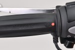 Heated grips 4-level 22.2mm 7/8" open end barrel-shaped