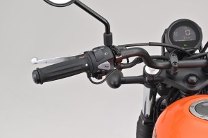 Heated grips 4-level 22.2mm 7/8" open end barrel-shaped 2