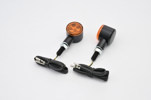 "D-LIGHT SOL2" LED Blinker Paar schwarz orange
