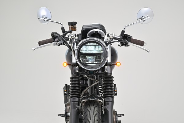 "D-LIGHT SOL2" LED Blinker Paar schwarz orange