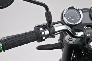 3-Schalter Lenker Armatur Taster schwarz/chrom 2