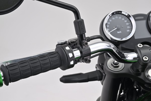 3-Button switch for handlebars black/chrome